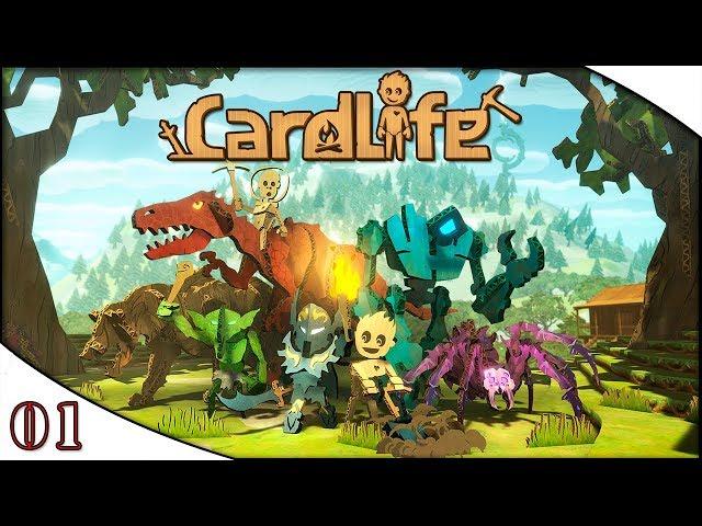 01| Выживание в картонном мире | CardLife: Cardboard Survival | Выживание Картона