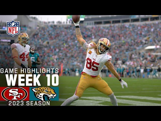 San Francisco 49ers vs. Jacksonville Jaguars Game Highlights | NFL 2023 Week 10