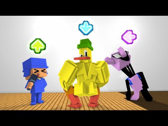 FNF Character Test | Gameplay VS Minecraft Animation | VS Pocoyo