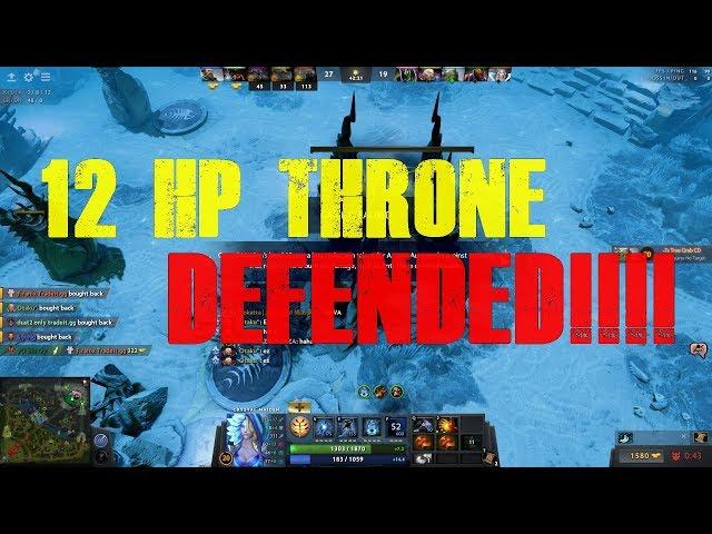 12 HP THRONE DEFENDED - DEFENSE OF THE ANCIENT (DOTA 2)