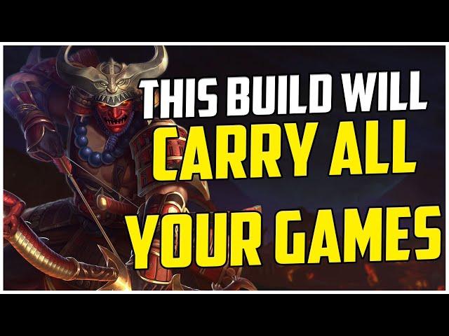 THIS BUILD WILL CARRY ALL YOUR GAMES! HACHIMAN RANKED SMITE S10