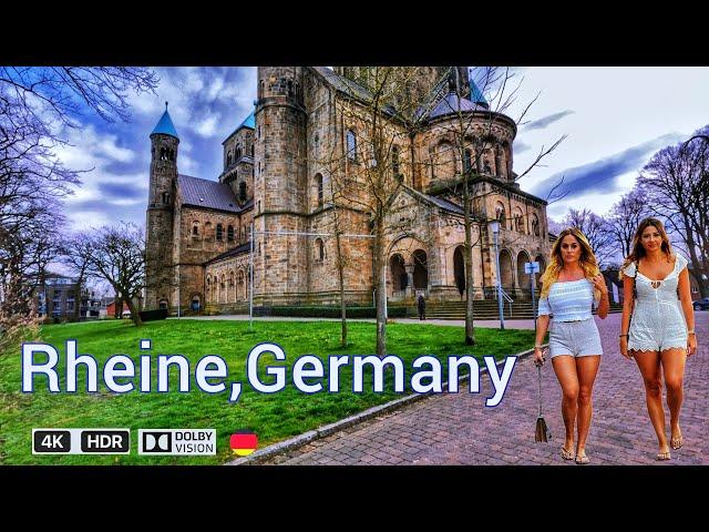 Rheine,Germany / Tour in Rheine der Innenstadt 4k HDR