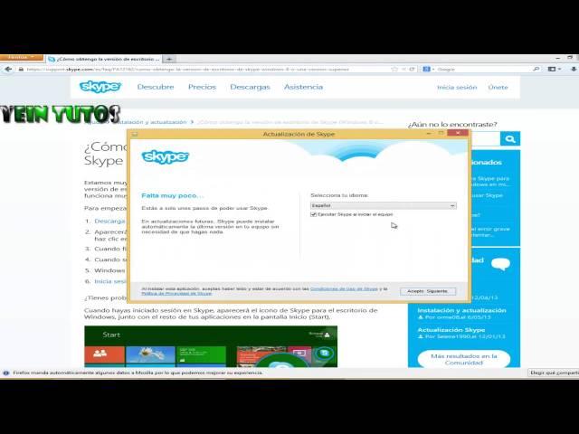 ¿Cómo obtengo la versión de escritorio de Skype Windows 8 o una versión superior o anterior   720p