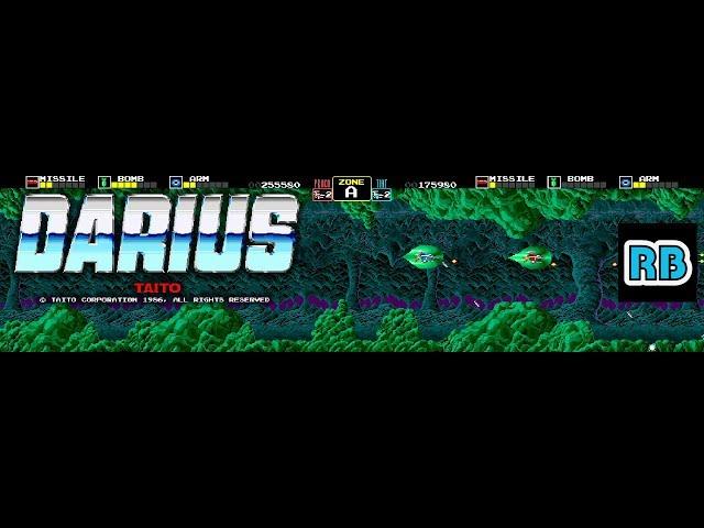 1986 [60fps] Darius 2Players A-B-D-G-K-Q-V Nomiss ALL