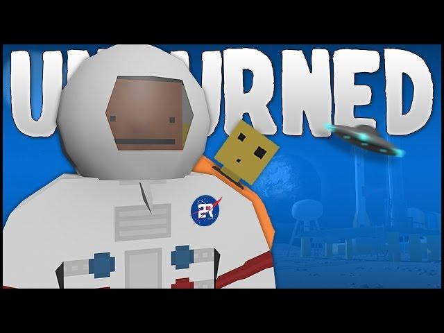 ALIENS ON THE MOON? (Unturned Moon Survival)