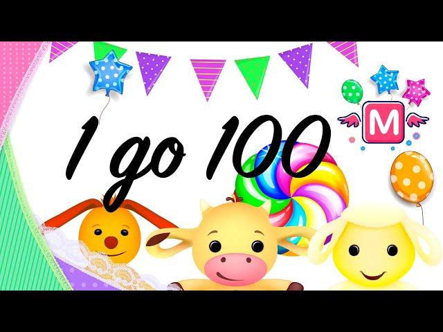 Учим цифры  и счёт от 10 до 100. . Развивающий мультфильм. Математика. Начальная школа.