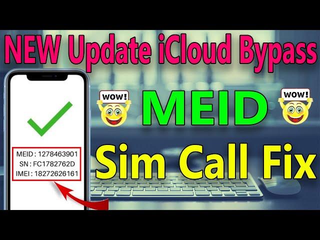 iCloud Bypass MEID Sim Call Fix Mina Tools [ 5s To X ] 2021