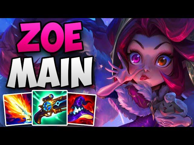 CHALLENGER ZOE MAIN SOLO CARRIES HIS TEAM! | CHALLENGER ZOE MID GAMEPLAY | Patch 14.10 S14