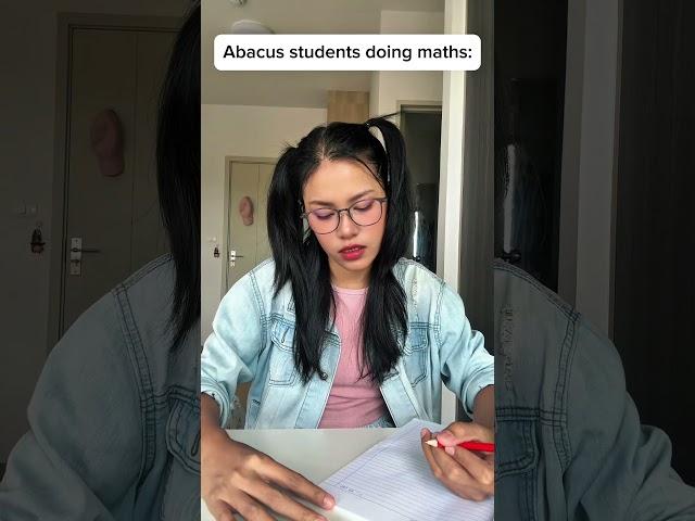 Other students Vs Abacus students doing maths  #funny #comedy #shorts