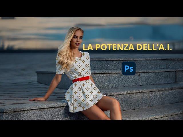 I segreti dell'A I  in Photoshop Scopri come utilizzare il potente strumento Genera Immagine