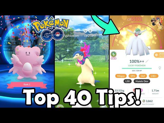 TOP 40 TIPS & TRICKS For Pokémon GO! (2024) | Free To Play Guide For New/Returning Players