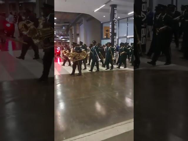 ZCC brass band entering FNb Mass Prayer #tsa_sion #zcc #Tsasion #brassband #FNB #Massprayer Zcc