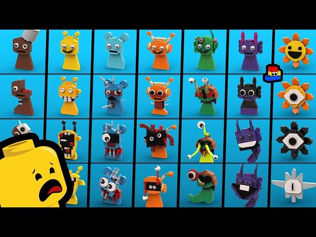 LEGO Sprunki: Building Phase 1 to 4 (Every Character) - Sprunki Incredibox