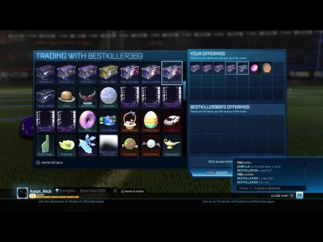 Rocket league scammer/BestKiller369