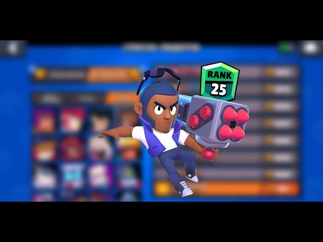 Сложно но можно или как я брока на 25 ранг апал. #brawlstars