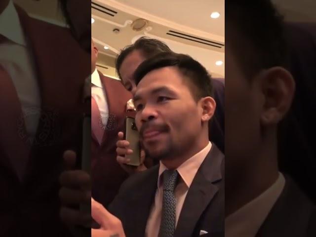 Manny Pacquio Reveals his Favorite Boxers‼️#mannypacquiao  #boxer #shortvideo