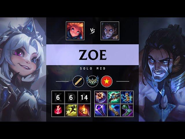 Zoe Mid vs Sylas - VN Challenger Patch 25.09