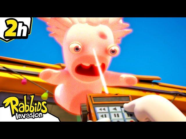 Control your Rabbid! ️ | RABBIDS INVASION  | 2H Compilation | Cartoon for kids