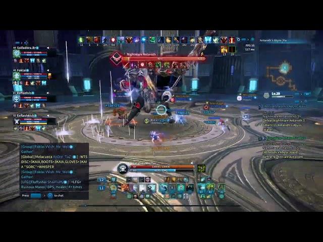 Tera Online - Healer Mystic (AA Hardmode) POV Last Boss