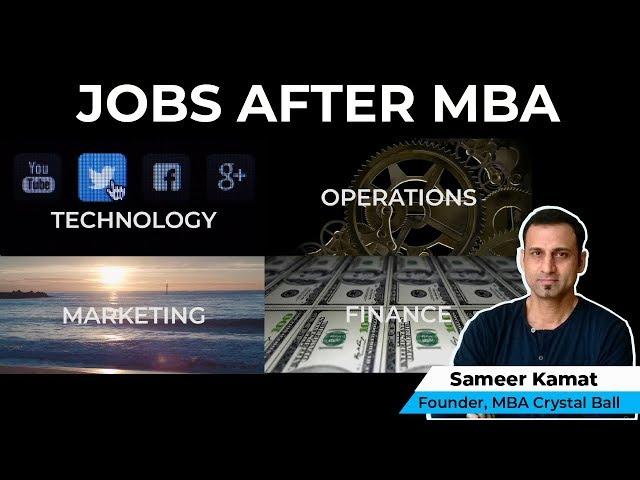 Jobs after an MBA | MBA Crystal Ball