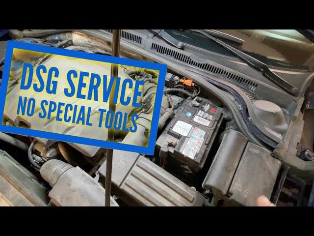 VW DSG Transmission Service Hack: How to refill oil WITHOUT special fill tool + Filter Change 