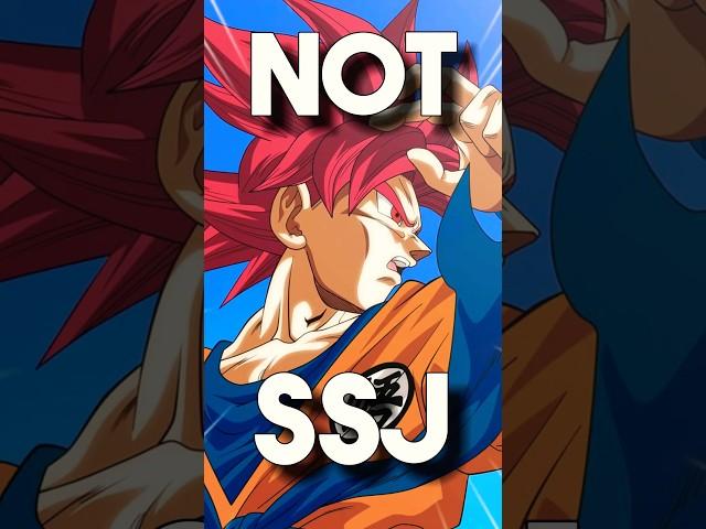 “Super Saiyan God ISN’T A Super Saiyan? ” #shorts