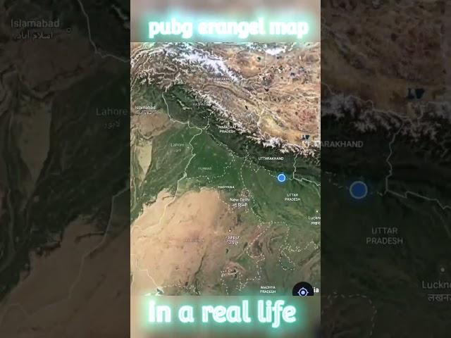 #shortsyoutube pubg erangel map in a real life #pubgmobile 