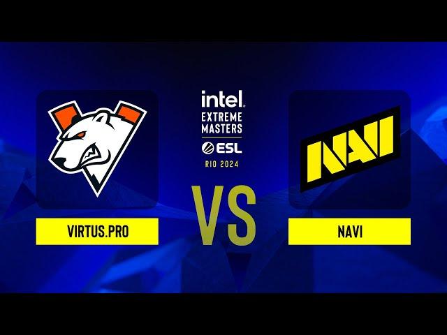 Virtus.pro vs. NAVI - IEM Rio 2024 - Quarter-final