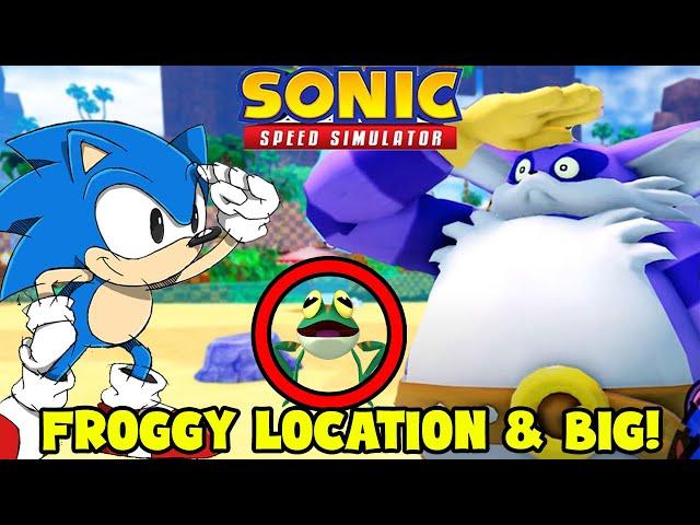 How To Unlock Big The Cat FAST & GUARENTEED Froggy Spawn! (Sonic Speed Simulator)