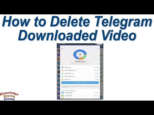 How to Delete Telegram Downloaded Video