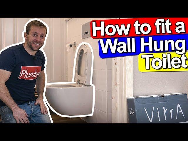 HOW TO FIT A WALL HUNG TOILET - CONCEALED FRAME - Vitra auto flush