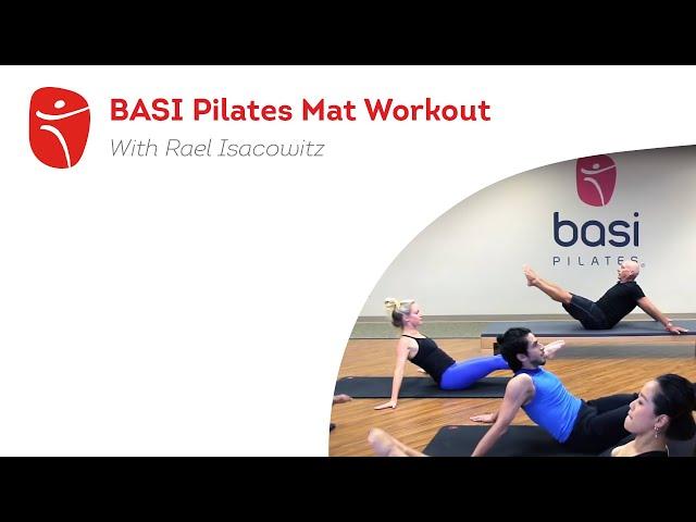 BASI Pilates Mat Workout with Rael Isacowitz