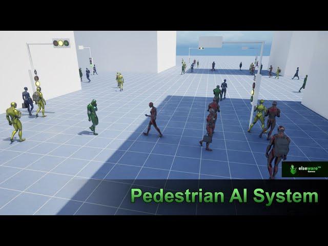 Pedestrian AI System (v2.0.0) - Preview Trailer | Unreal Engine Fab