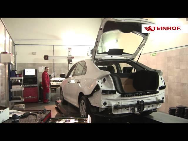 Steinhof the installation of tow bar for Skoda Rapid