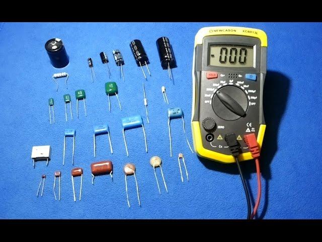 How to test a capacitor / how to test smd capacitors with a multimeter