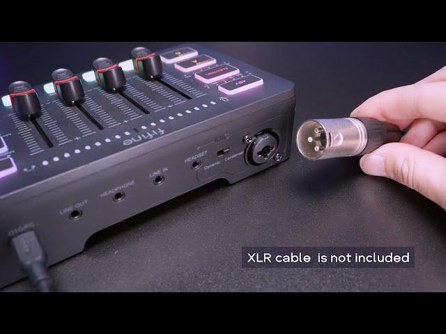 [Tutorial] of How to Use FIFINE AmpliGame AM8 on any Gaming/Streaming Audio Interface through XLR