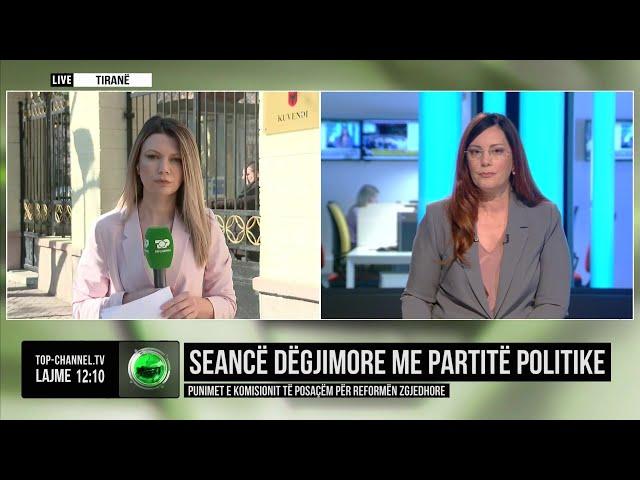 Top Channel/ Seancë dëgjimore me partitë politike! Punimet e Komisionit të Posaçëm për ‘Zgjedhoren’