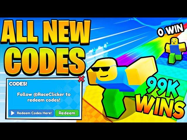 *NEW* ALL WORKING CODES FOR RACE CLICKER IN 2024! ROBLOX RACE CLICKER CODES