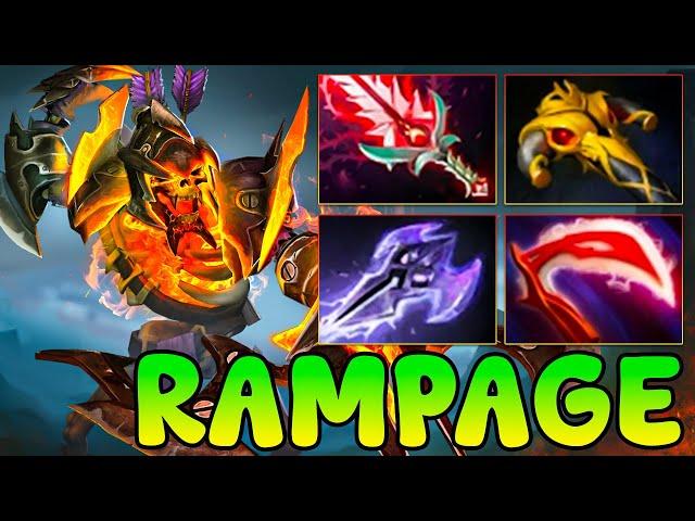 Rampage + 26 Kills Clinkz Dota 2 Mid Lane New Meta 7.37 Carry Pro Gameplay Skills Item Build Support