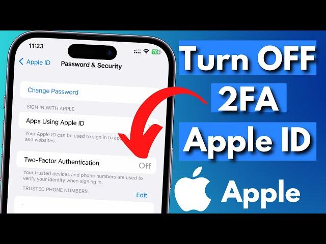 How to Turn Off Two-Factor Authentication For Your Apple ID on iPhone