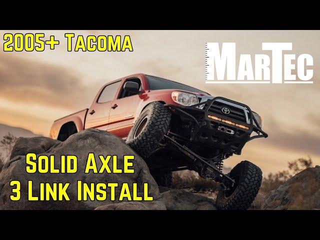 2005+ Tacoma Solid Axle 3 Link Front Kit Install