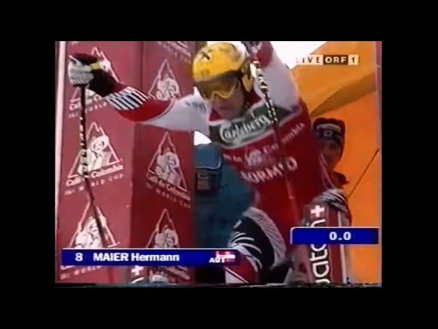 Hermann Maier Bormio 2000 Siegeslauf