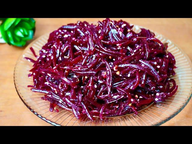 A simple beetroot salad that everyone loves! Flying salad Beetroot in Korean.