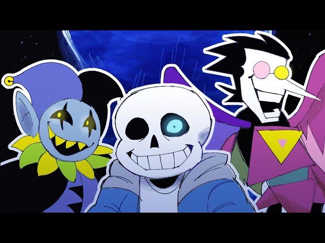 Fighting Sans, Jevil and Spamton ALL AT ONCE