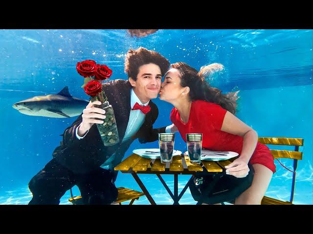 UNDERWATER DATE WITH MY CRUSH!!