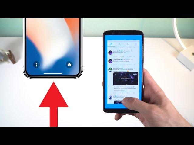 iPhone X Gestures on Android!