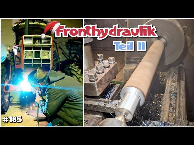 Eigenbau FRONTHYDRAULIK Teil 2 | Meuser uralt DREHBANK im Einsatz | oldtimer_junkie