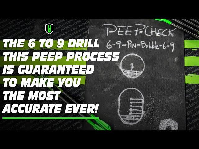 THE 6 to 9 DRILL! THIS PEEP SIGHT TECHNIQUE WILL CHANGE YOUR ACCURACY FOREVER!