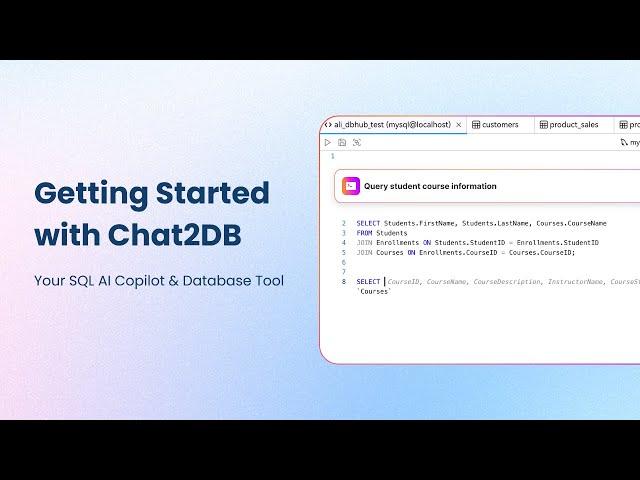 Quick Start with Chat2DB