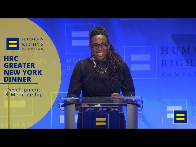 HRC President Kelley Robinson Speaks at the 2025 HRC Greater New York Dinner